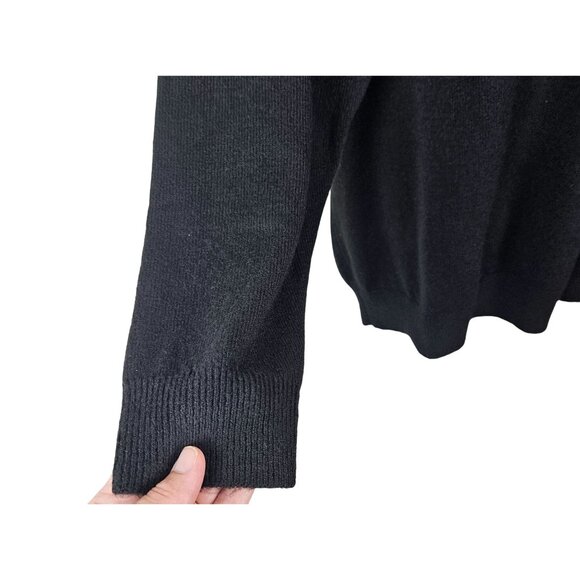 A New Day Women's Black Oversized Sweater Size XXL Cozy Soft Comfortable Casual - Picture 5 of 7